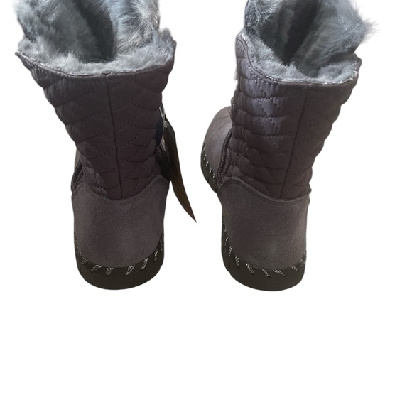 New women MUK LUKS dark gray size 7 boots - Picture 1 of 7